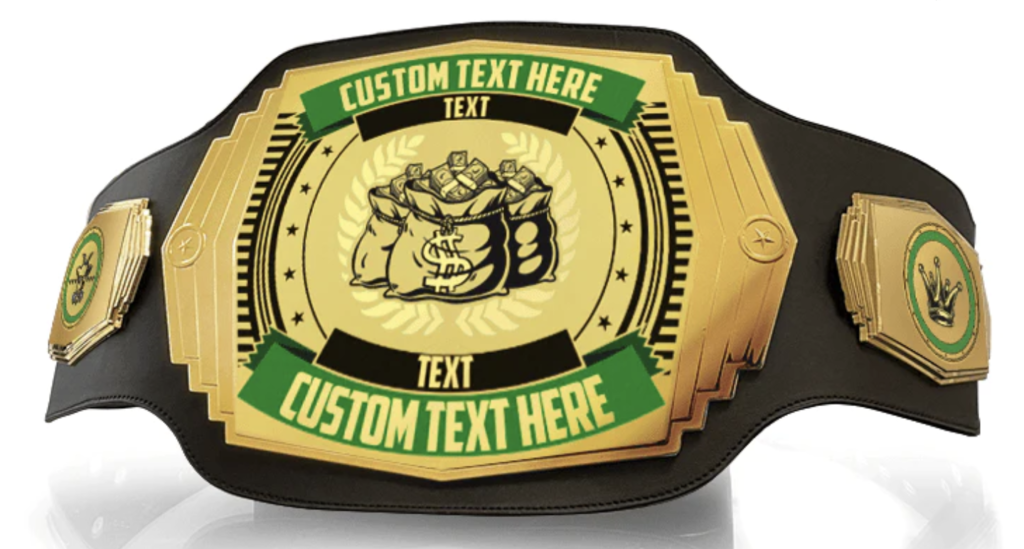 Image of a championship belt.