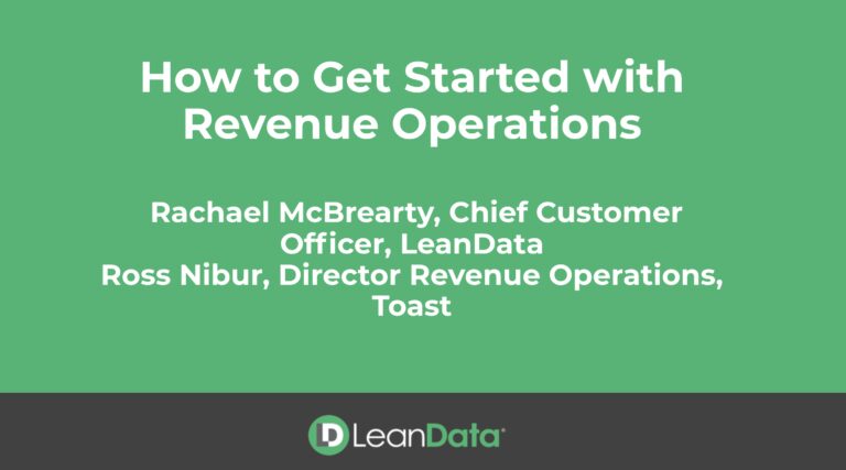 How to Get Started with Revenue Operations