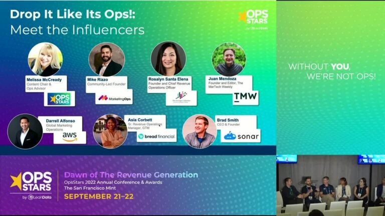 [Panel] Drop it Like its Ops: Meet the Influencers